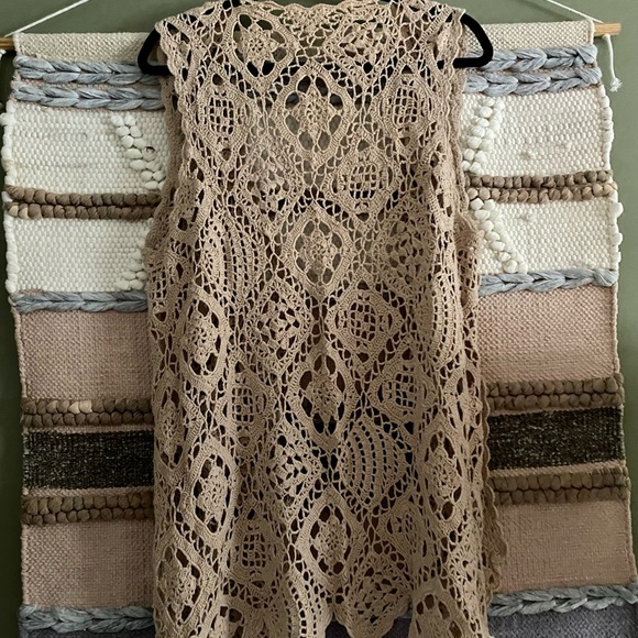 Vintage Mocha Crochet Knit - Picture 4 of 6
